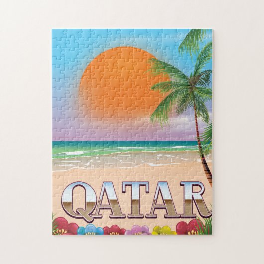 Quatar reisposter legpuzzel (Verticaal)
