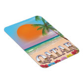 Quatar-reisposter Magneet (Rechterzijde)