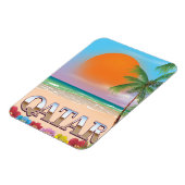 Quatar-reisposter Magneet (Linkerzijde)