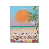 Quatar-reisposter Notitieblok (Linkerzijde)