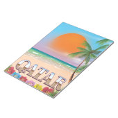 Quatar-reisposter Notitieblok (Schuin)