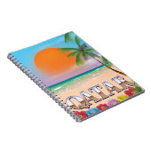 Quatar-reisposter Notitieboek (Rechterzijde)