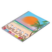 Quatar-reisposter Notitieboek (Linkerzijde)