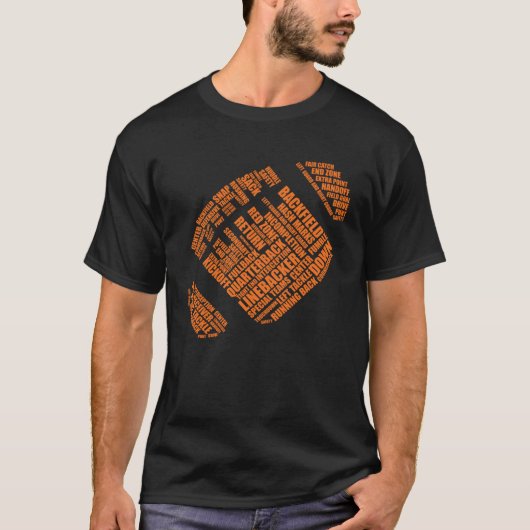 Quaterback Sneak AMERICAN FOOTBALL T-shirt (Voorkant)