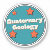 quaternaire geologie sticker (Voorkant)