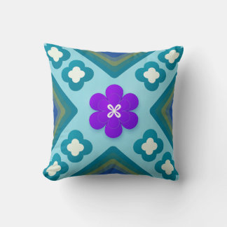 Quatrefoil Bloesem Pulse — Worp Kussen