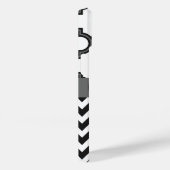 Quatrefoil Chevron Monogram Case-Mate iPhone Case (Achterkant / Rechts)