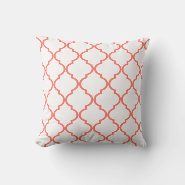 Quatrefoil doe-het-zelf KIES JE EIGEN KLEUR | perz Kussen (Voorkant)