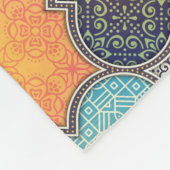 Quatrefoil Fleece Deken (Hoek)