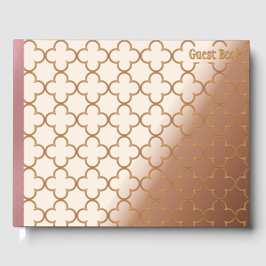 Quatrefoil Gastenboek (Voorkant)