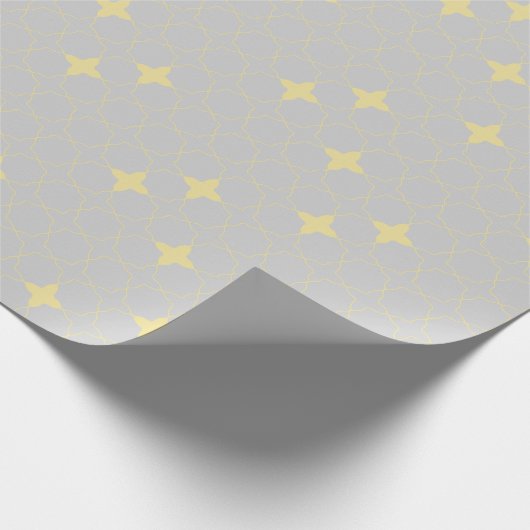 Quatrefoil Geometric Pattern Cadeaupapier (Hoek)