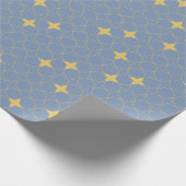 Quatrefoil Geometric Pattern Wrapping Paper Cadeaupapier (Hoek)