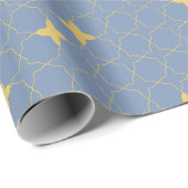 Quatrefoil Geometric Pattern Wrapping Paper Cadeaupapier (Rol Hoek)