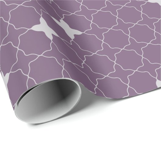 Quatrefoil Geometric Pattern Wrapping Paper Cadeaupapier (Rol Hoek)