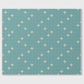 Quatrefoil Geometric Pattern Wrapping Paper Cadeaupapier (Vlak)