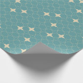 Quatrefoil Geometric Pattern Wrapping Paper Cadeaupapier (Hoek)