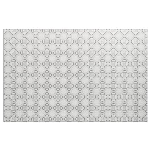 Quatrefoil Grijze Stof (Yard (91,4 cm))