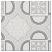 Quatrefoil Grijze Stof (Close Up)