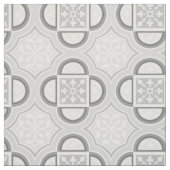 Quatrefoil Grijze Stof (Swatch)