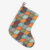 Quatrefoil Grote Kerstsok (Voorkant (Hangend))