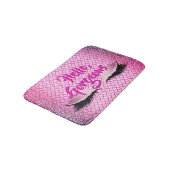 Quatrefoil Hallo Gorheerlijke Makeup Girly Pink Badmat (Gekanteld)