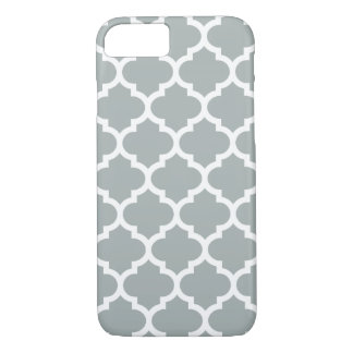 Quatrefoil iPhone 7 Hoesje in Paloma Gray