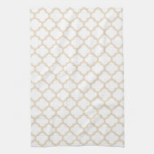 Quatrefoil Kitchen Towel in Ivoorkust Theedoek (Verticaal)