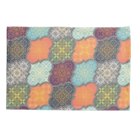 Quatrefoil Kussensloop (Achterkant-Links)