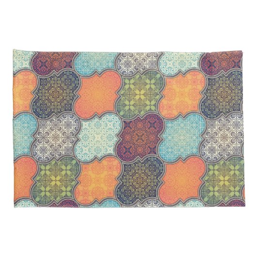 Quatrefoil Kussensloop (Achterkant-Rechts)