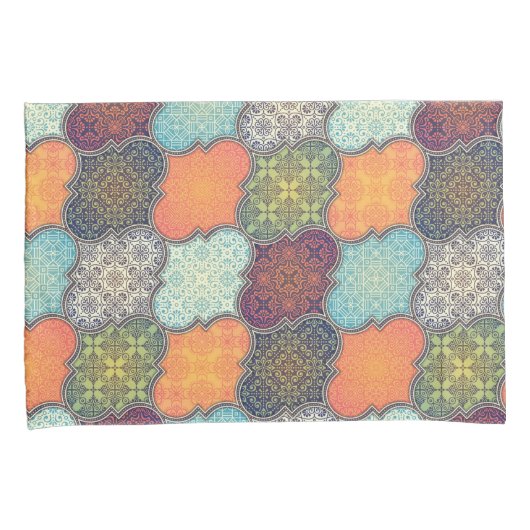 Quatrefoil Kussensloop (Voorkant-Rechts)