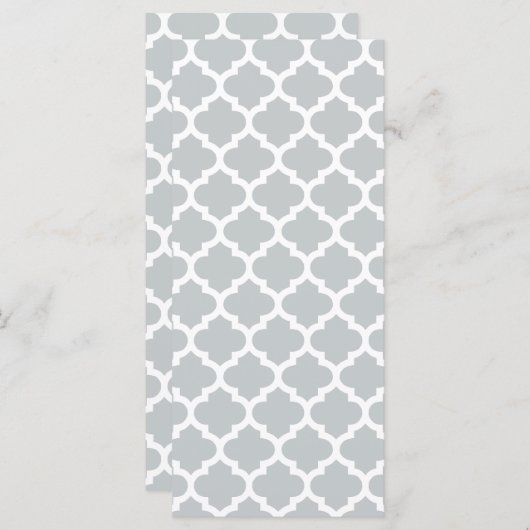 Quatrefoil Lattice Trellis Patroon Elke kleur (Voorkant / Achterkant)