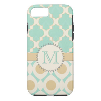 Quatrefoil Monogram Mally Mac Case-Mate iPhone Case