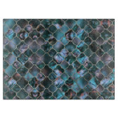 Quatrefoil Moroccan Pattern Labradorite Snijplank (Voorkant)