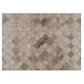 Quatrefoil Moroccan Pattern Pastel Mineral Quartz Snijplank (Voorkant)