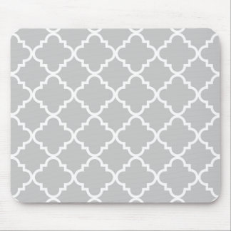 Quatrefoil Mousepad - Grijs Muismat