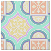 quatrefoil pastelweefsel stof (Close Up)