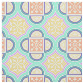 quatrefoil pastelweefsel stof (Swatch)