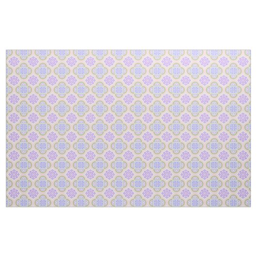 quatrefoil pastelweefsel stof (Yard (91,4 cm))