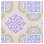quatrefoil pastelweefsel stof (Close Up)