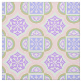 quatrefoil pastelweefsel stof (Swatch)