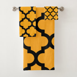 Quatrefoil Patroon Bad Handdoek