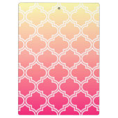 Quatrefoil Patroon Klembord (Achterkant)