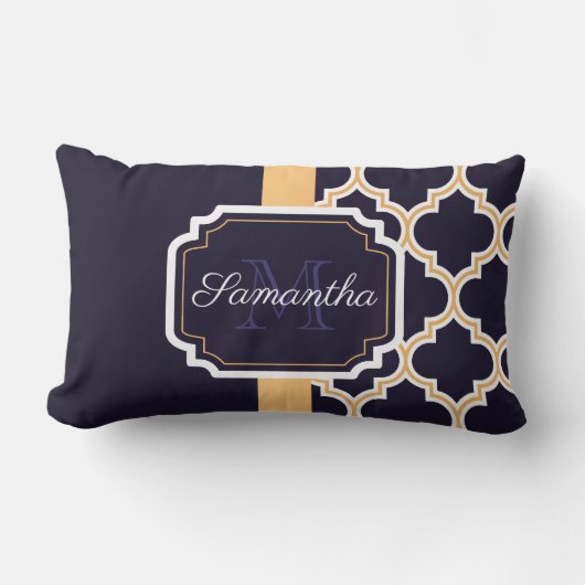 Quatrefoil Patroon Kussen (Voorkant)