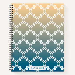 Quatrefoil Patroon Notitieboek