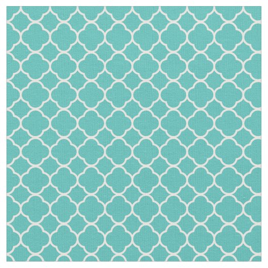 Quatrefoil Patroon Stof (Close Up)