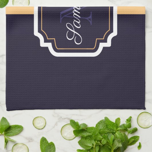 Quatrefoil Patroon Theedoek (Gevouwen)