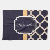 Quatrefoil Patroon Theedoek (Horizontaal)