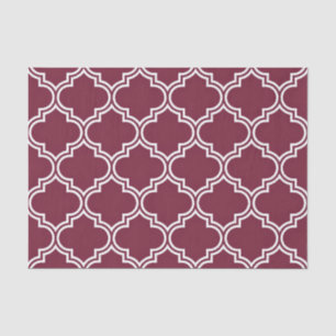Quatrefoil Patroon Tissuepapier