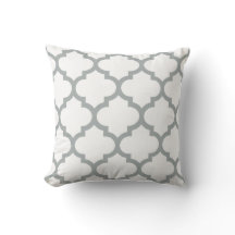 Quatrefoil Pillow - Paloma Gray