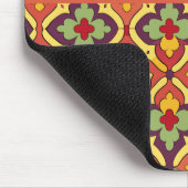 Quatrefoil Retro Aangepast patroon Muismat (Hoek)